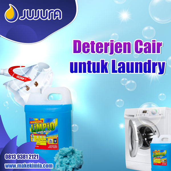 Deterjen Cair untuk Laundry (Info pemesanan kontak via SMS/ Telepon/ WhatsApp ke nomor 0813 9381 2121)