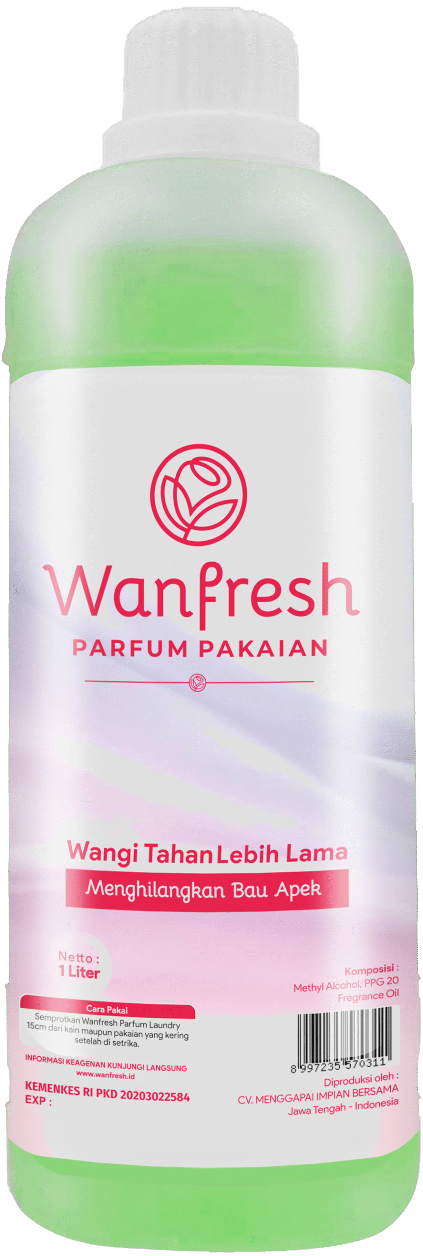 Mockup Wanfresh 1 Liter lily