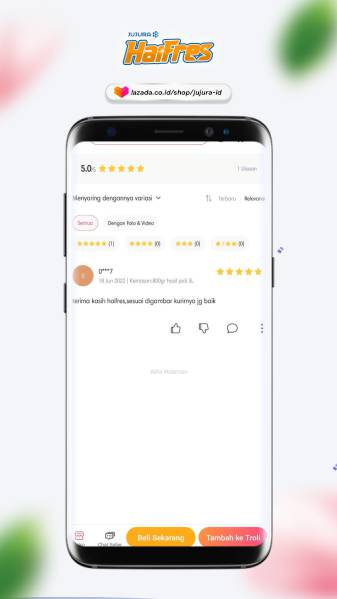 Template Testi Haifres l lazada