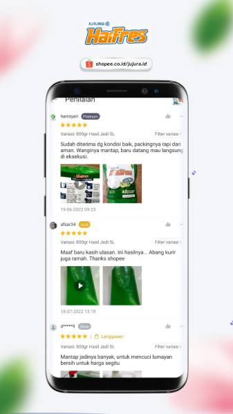 Template Testi Haifres l shopee 1