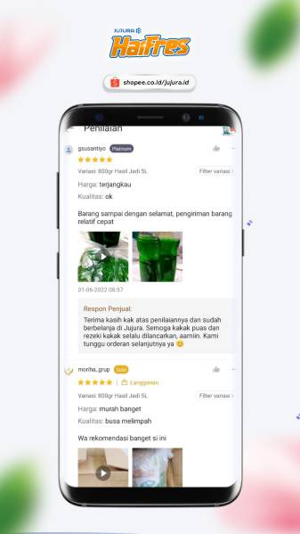 Template Testi Haifres l shopee 2